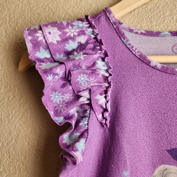 Disney store Frozen purple nightgown Size 9/10 - Picture 4 of 10